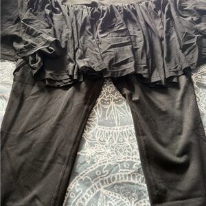Elegant Black Women's pants with tutu